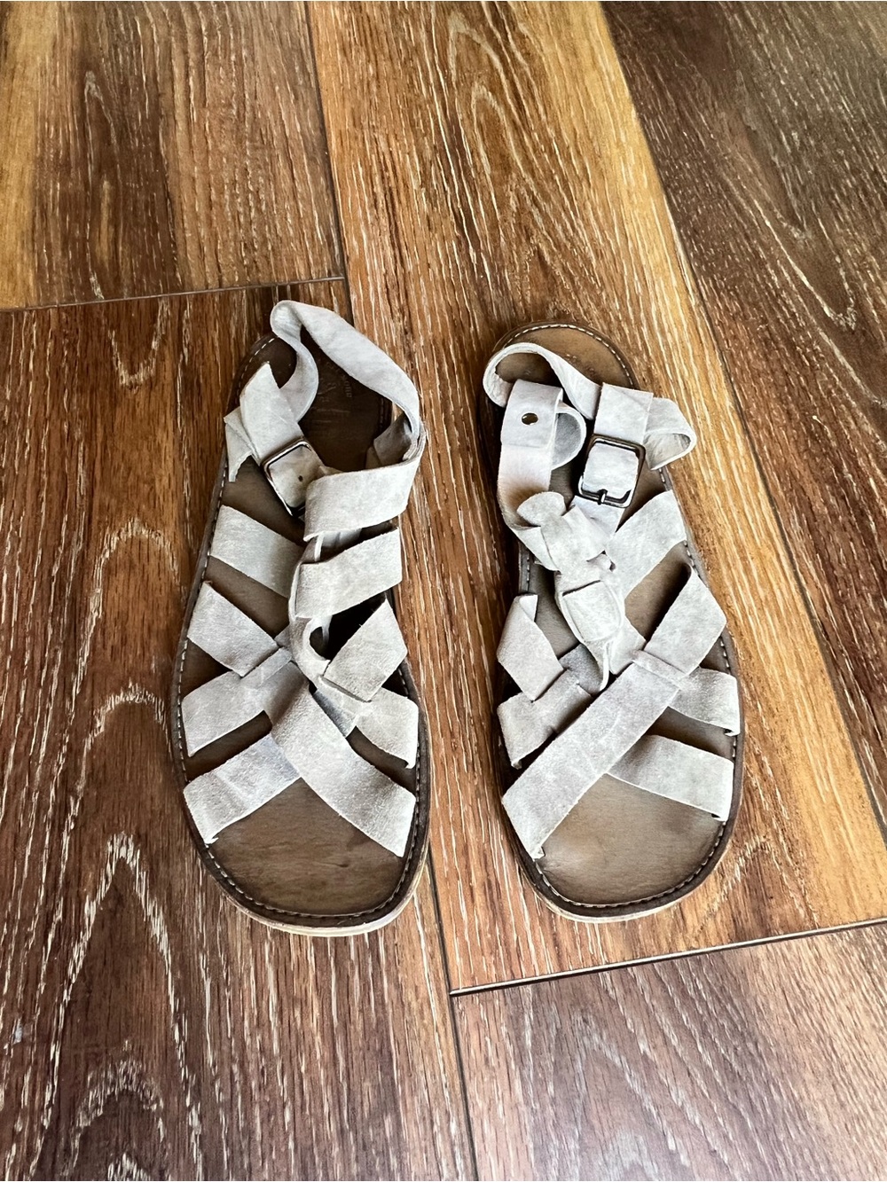 Officine Creative Fisherman Sandals Suede Leather Made In Italy EU 37.5 - Picture 3 of 10